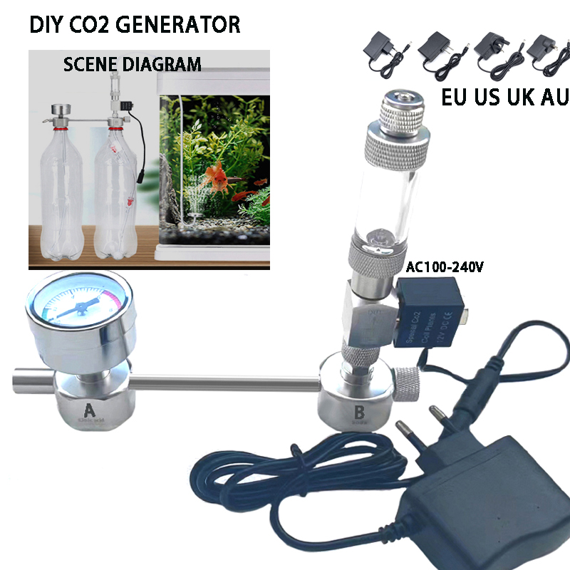 Co2 Diffuser Planted - Kit de générateur de CO2 pour