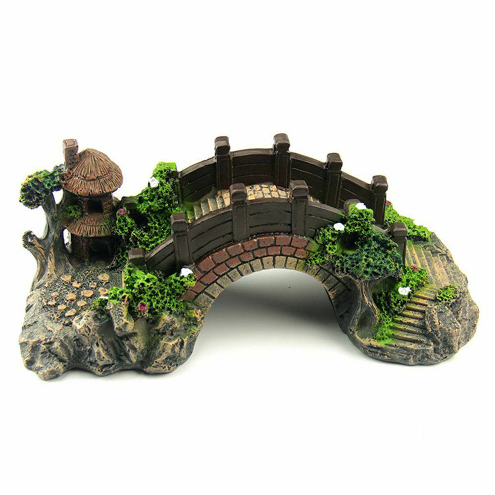Ornements d'aquarium en résine - Aquarium Fish Bridge avis et prix