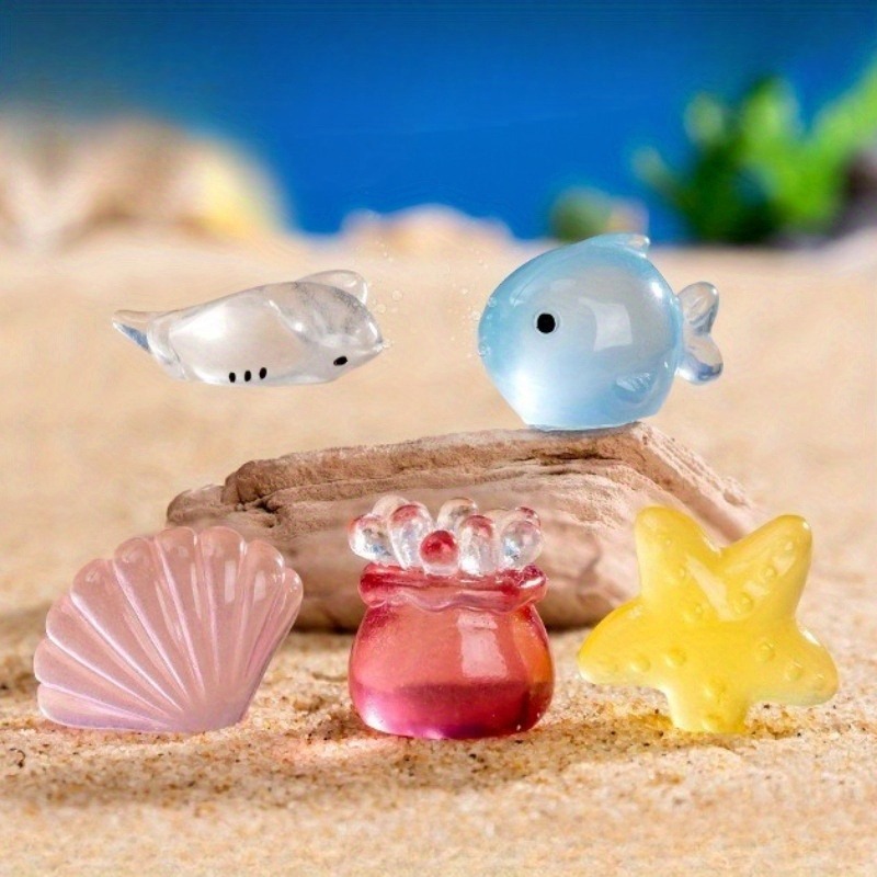Miniatures d'animaux marins qu - Aquarium Fish Glow In The Dark avis et prix