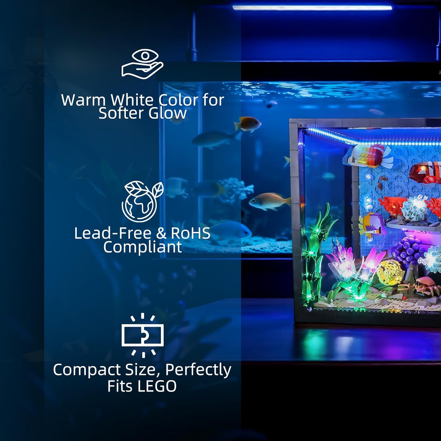 Hprosper lumière LED pour lego - Aquarium Led Light avis et prix