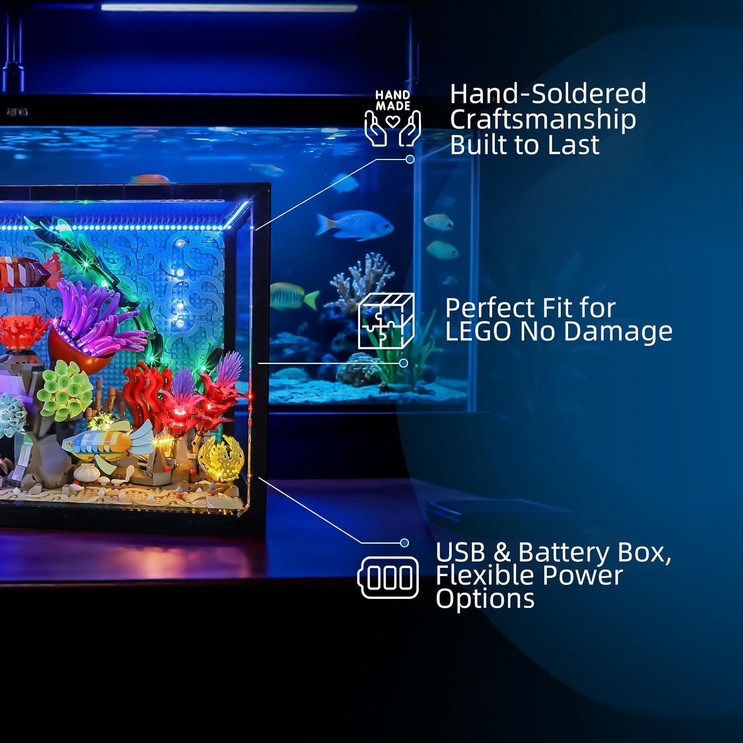 Hprosper lumière LED pour lego - Aquarium Led Light avis et prix