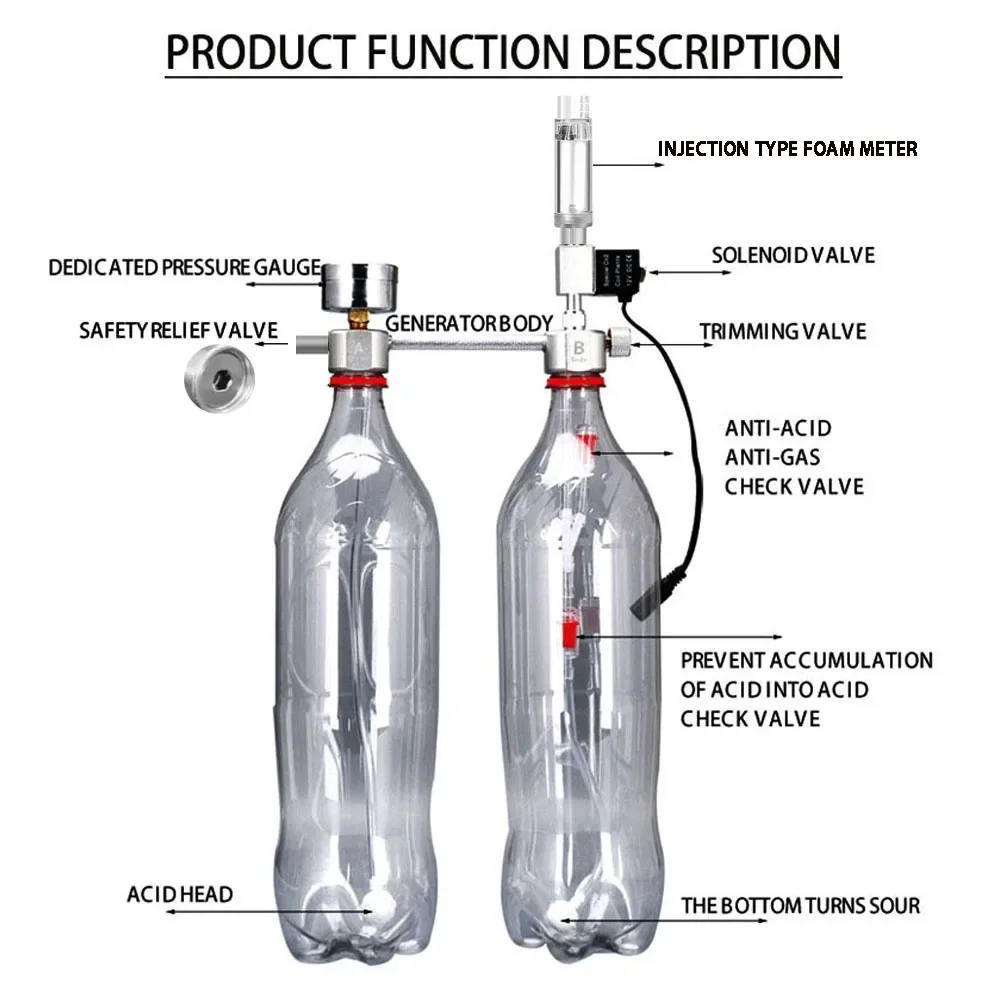 Kit de générateur de CO2 DIY p - Co2 Diffuser Planted avis et prix