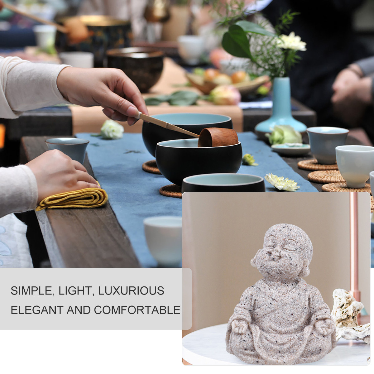 1 pièce de statue de Bouddha M - Aquarium Fish In avis et prix