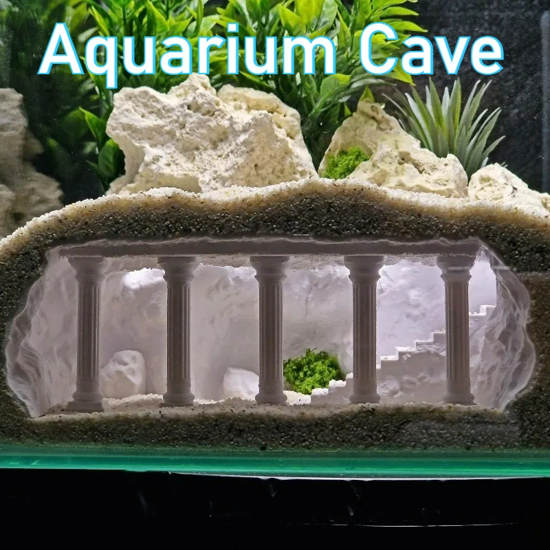 Caverne d'aquarium imprimée en - Aquarium Fish Bridge avis et prix