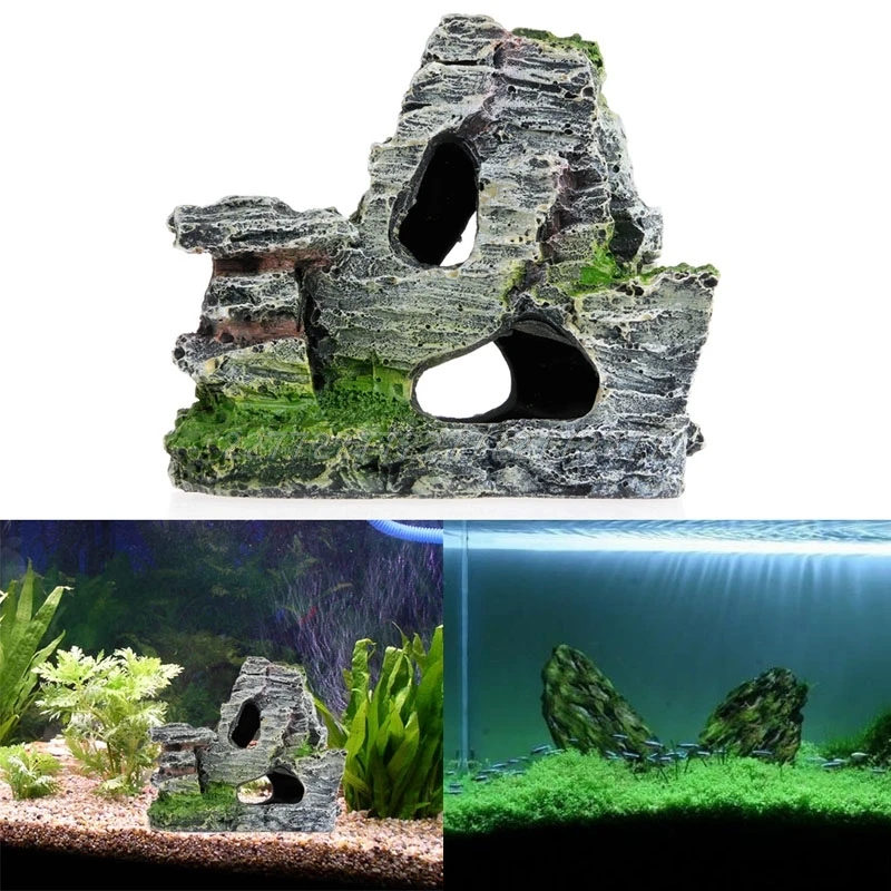 Montagne vue rocaille Aquarium - Aquarium Fish Bridge avis et prix