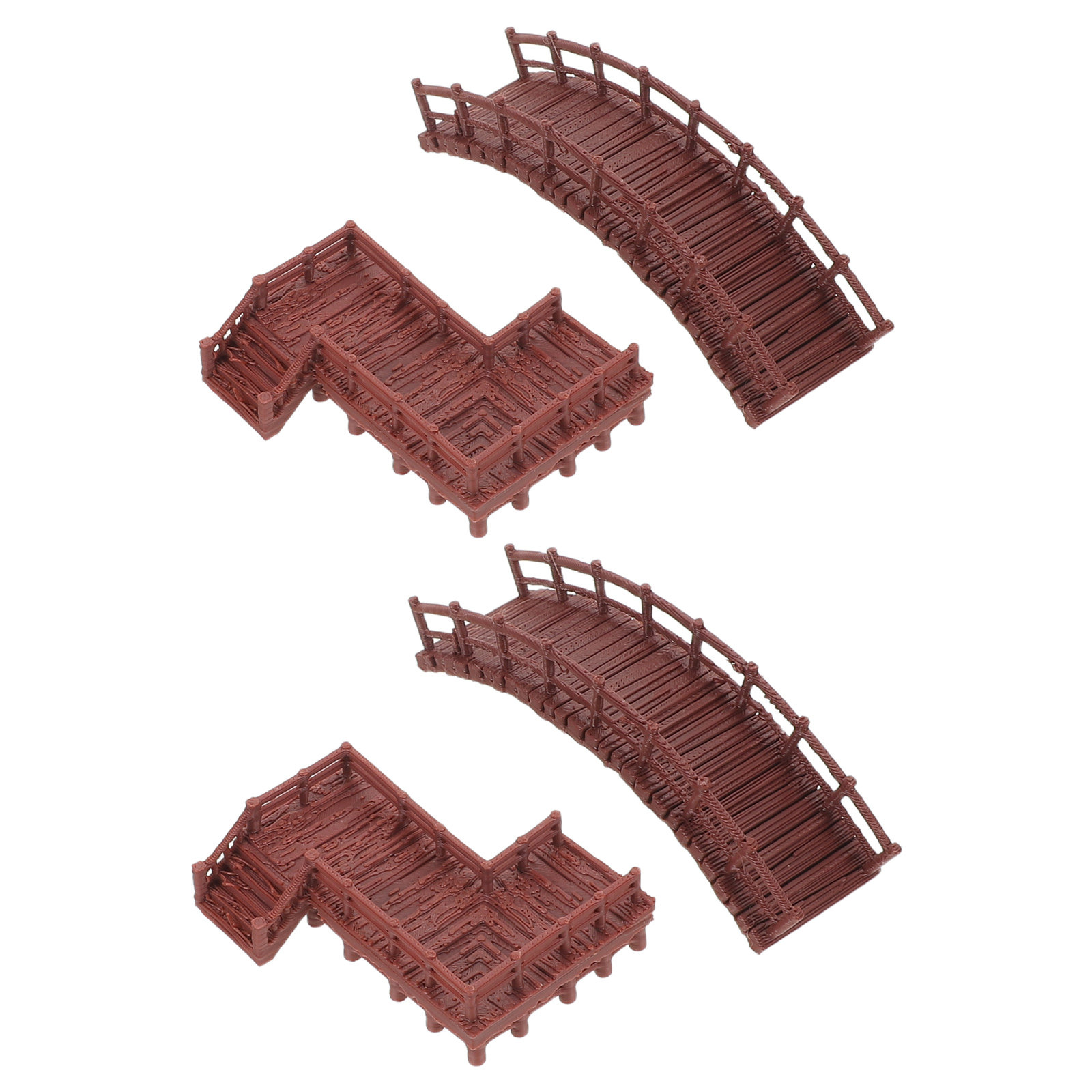 4 pièces de ponts miniatures p - Aquarium Fish Bridge avis et prix