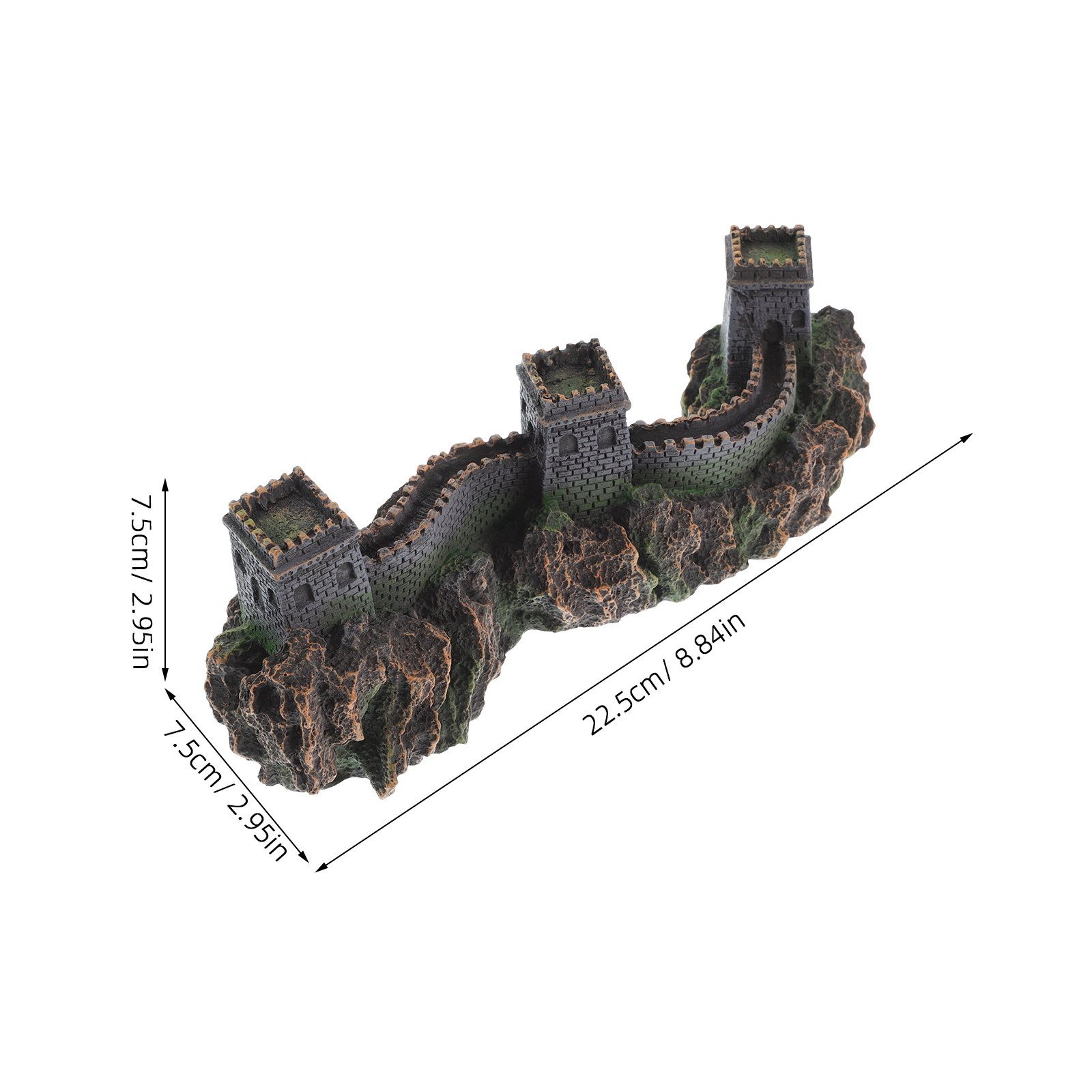 Sculpture miniature en résine, - Aquarium Fish Bridge avis et prix