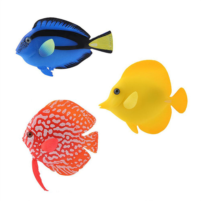 Décoration d'aquarium en silic - Aquarium Fish Glow In The Dark avis et prix