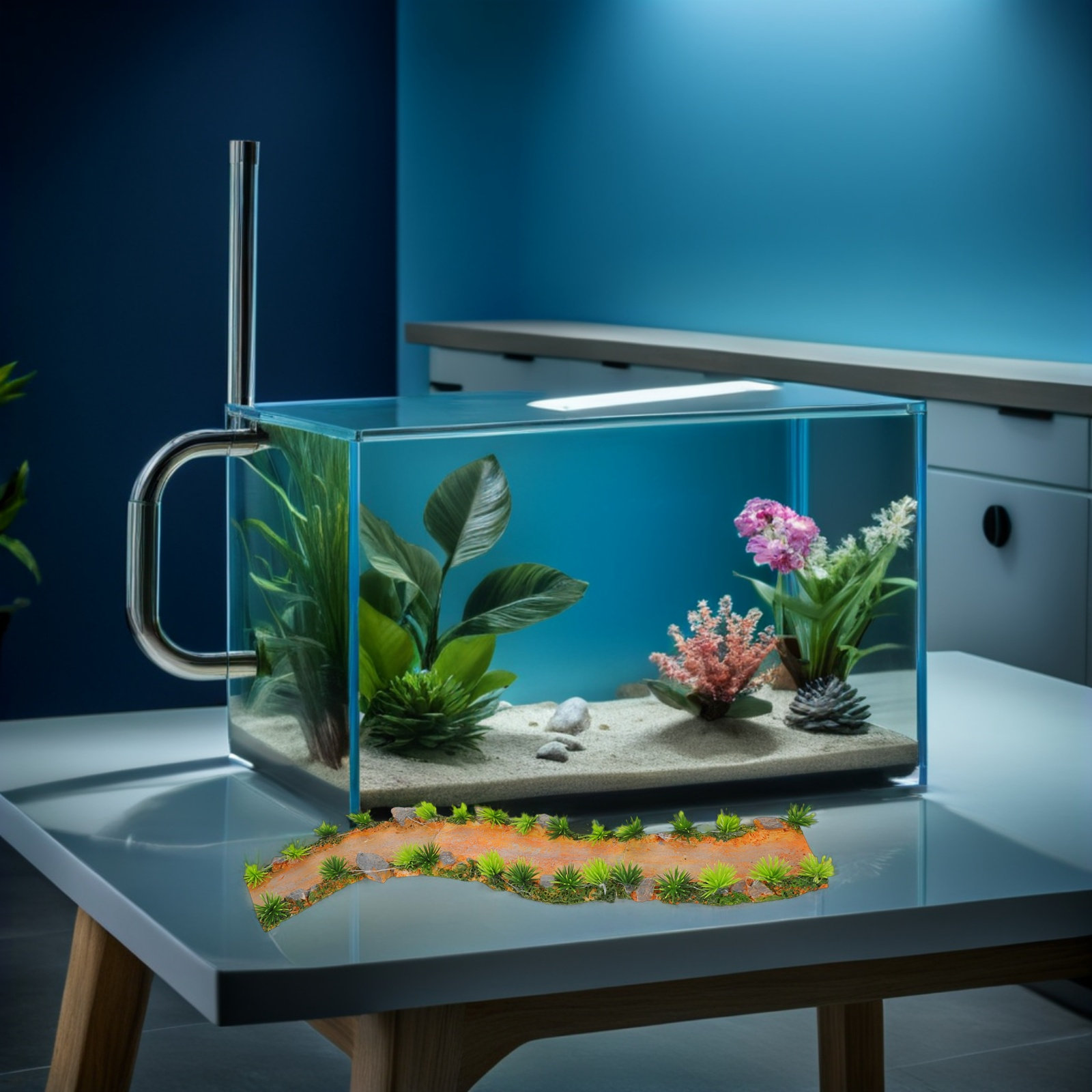 3 Pièces Statues de Jardin pou - Aquarium Fish Bridge avis et prix
