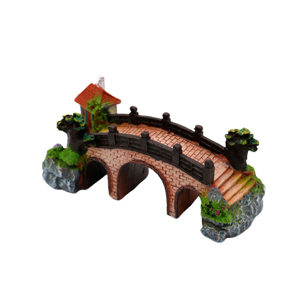 Pont décoratif à 3 trous pour  - Aquarium Fish Bridge avis et prix